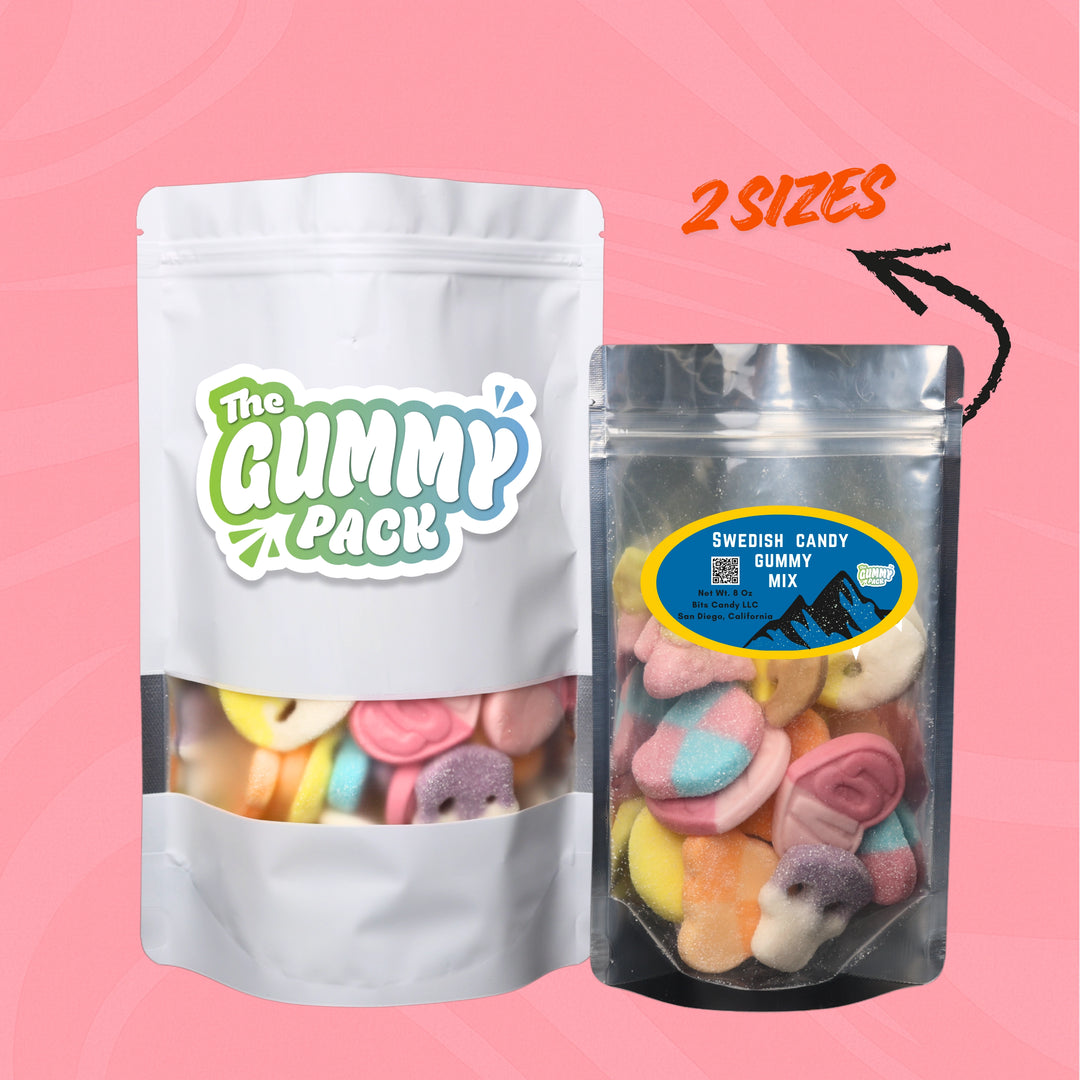 Swedish Candy Mix - Vegan, Gluten Free, &amp; Gelatin Free Gummies