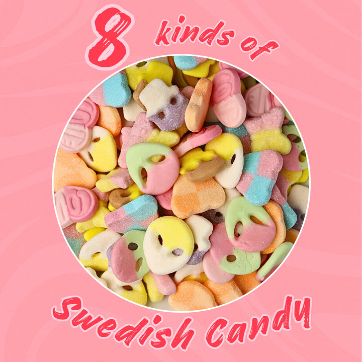 Swedish Candy Mix - Vegan, Gluten Free, &amp; Gelatin Free Gummies