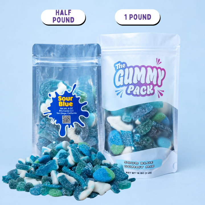 Sour Blue Razz Gummy Mix