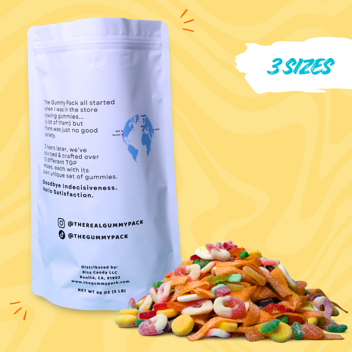 Tropical Summer Gummy Mix - 1lb+