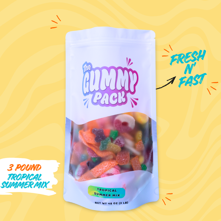 Tropical Summer Gummy Mix - 1lb+