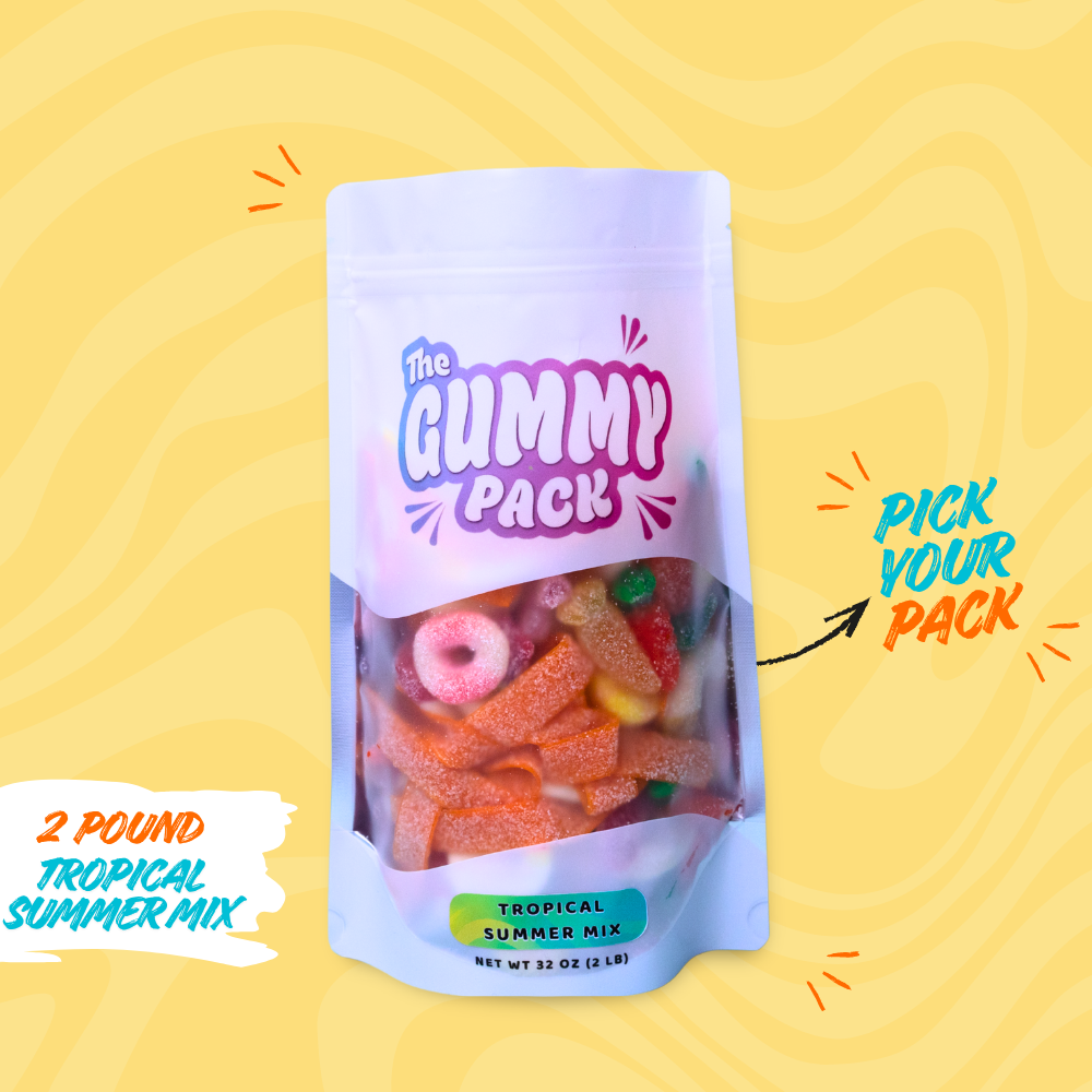 Tropical Summer Gummy Mix - 1lb+