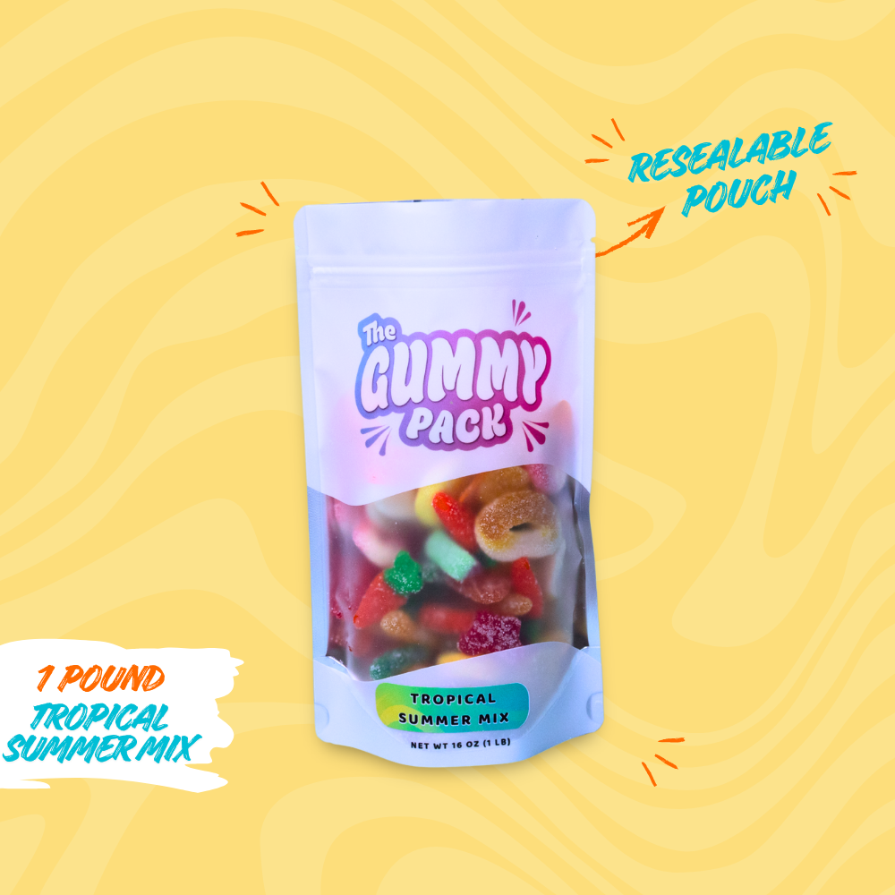 Tropical Summer Gummy Mix - 1lb+