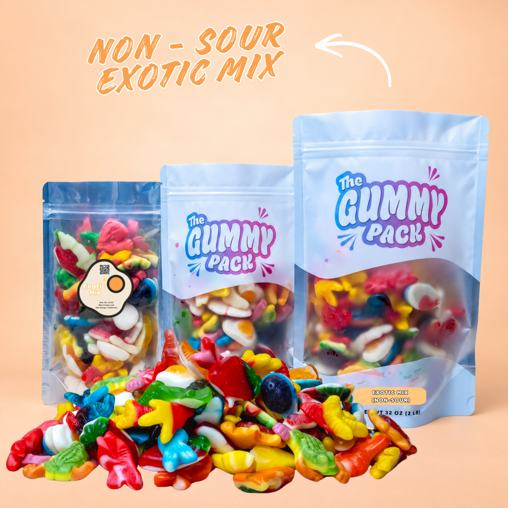 Non-Sour Exotic Gummy Mix