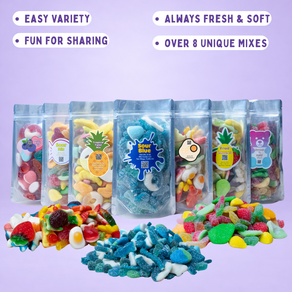 Sweet and Sour Gummy Mix — Sampler