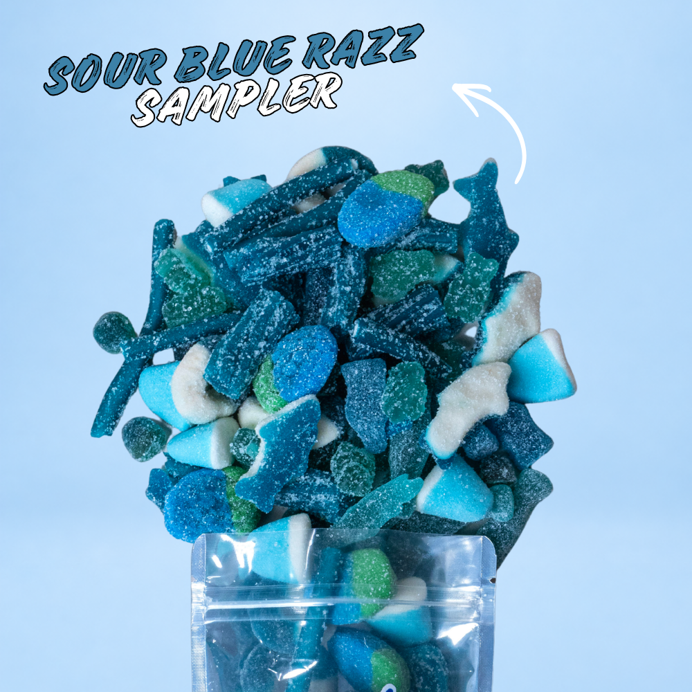 Sour Blue Razz Gummy Mix — Sampler