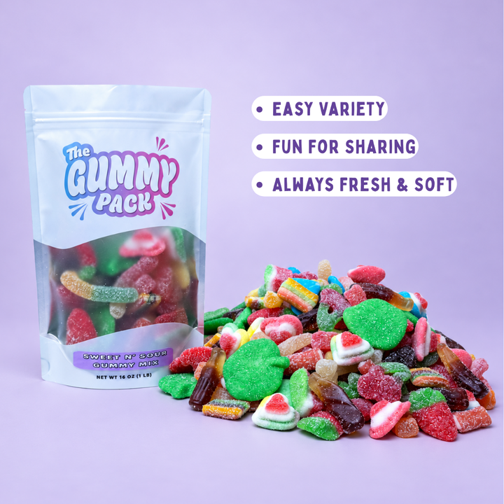 Sweet and Sour Gummy Mix