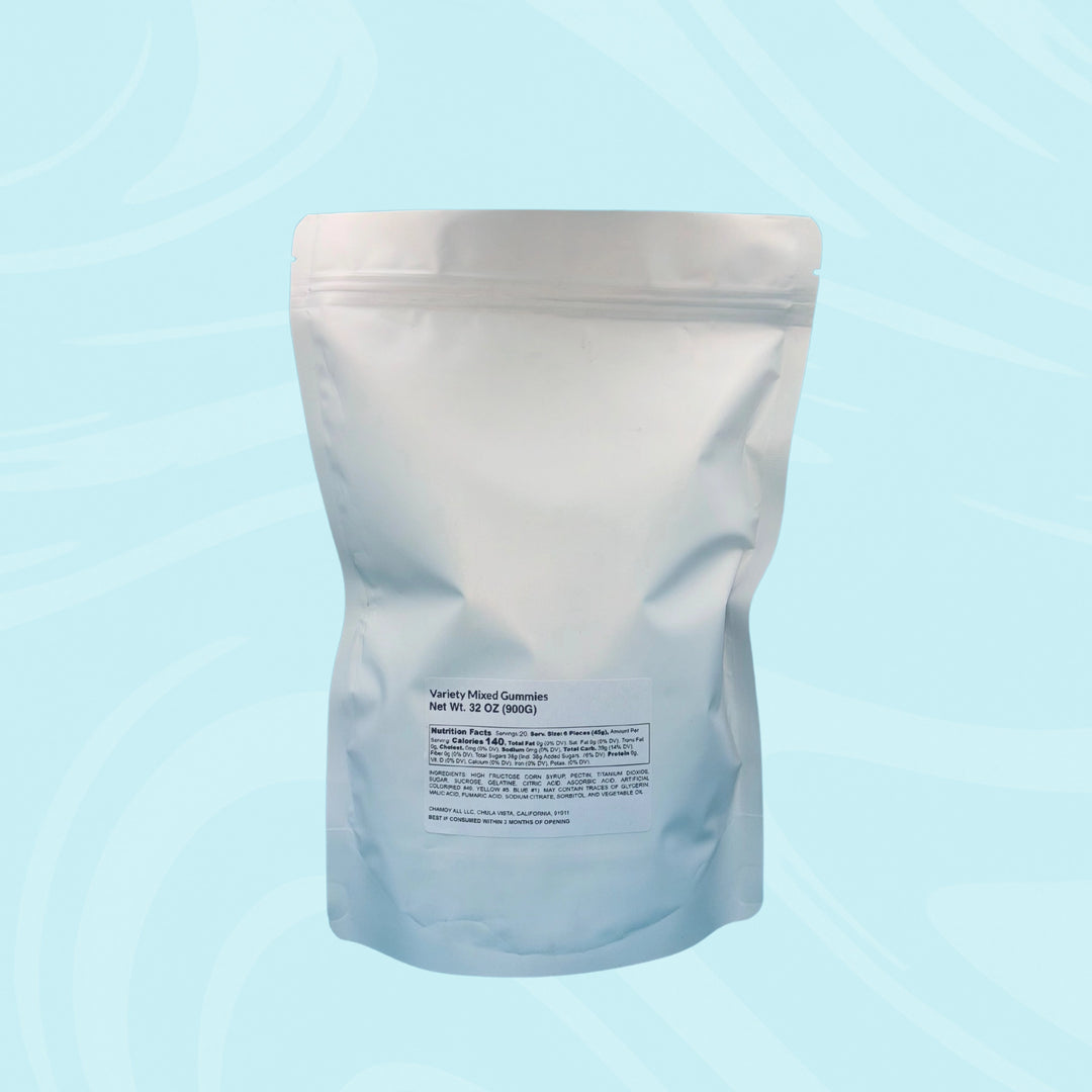 Sour Blue Razz Gummy Mix - 1lb+