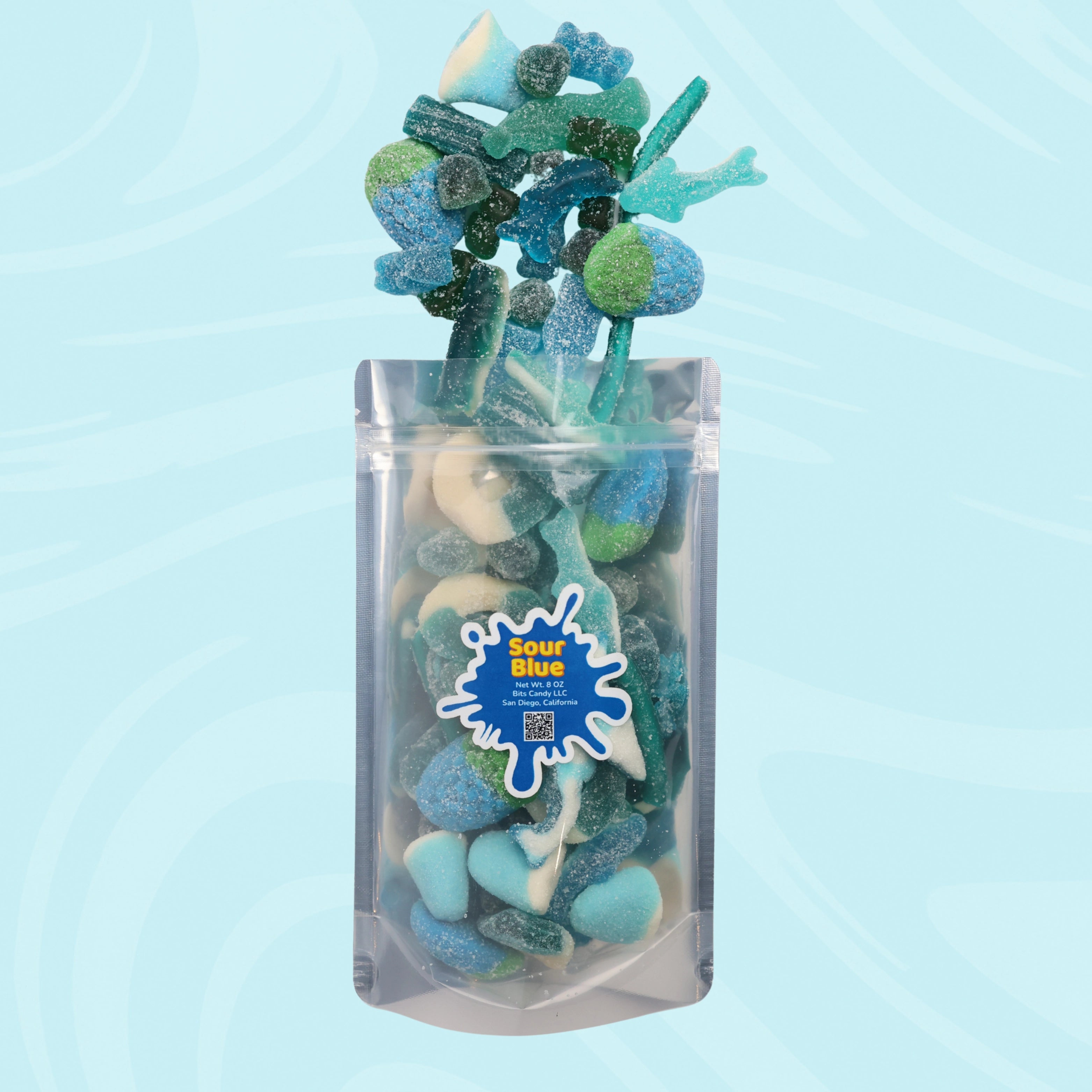 Sour Blue Variety Gummy Mix – Personal Sampler Size