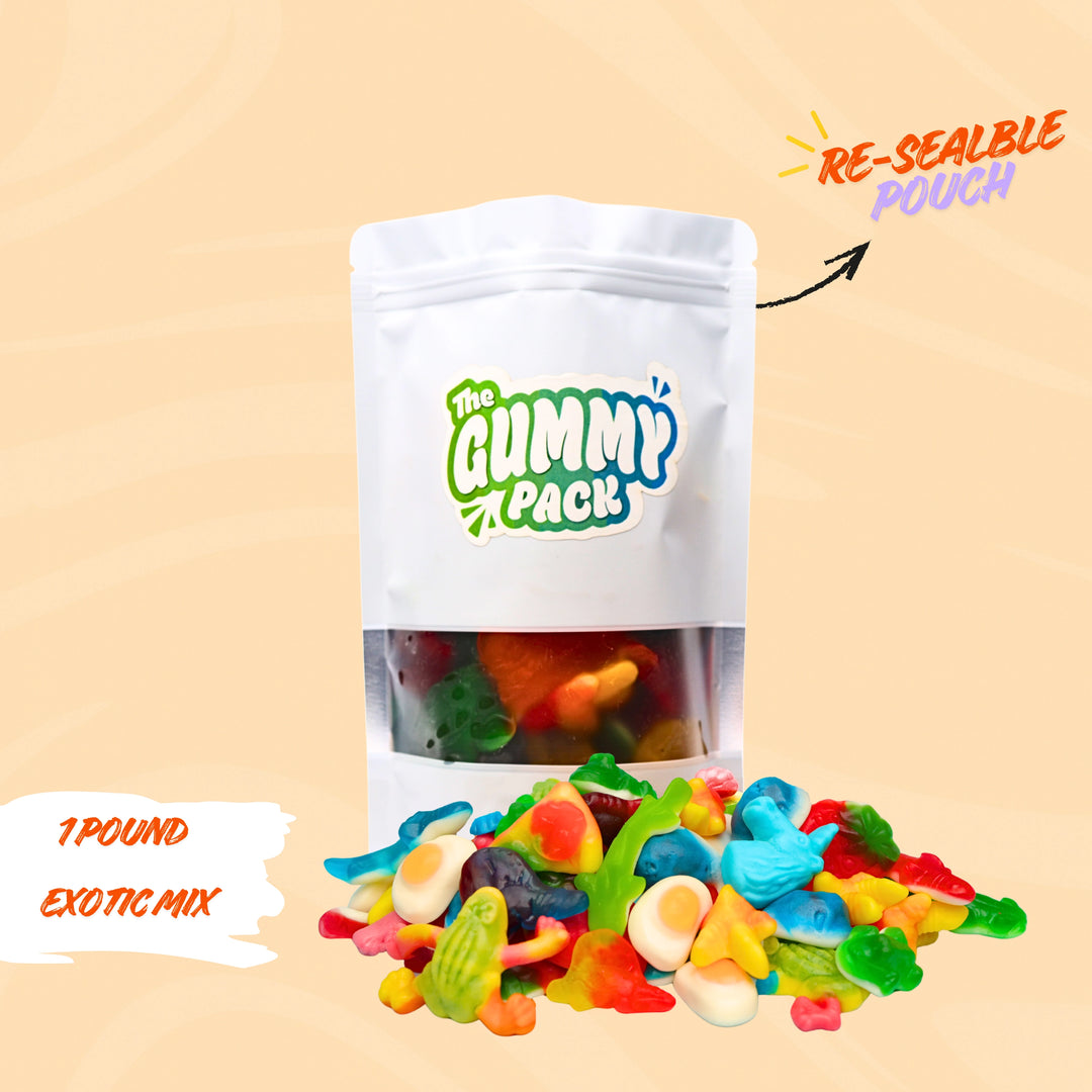 Non-Sour Exotic Gummy Mix - 1lb+