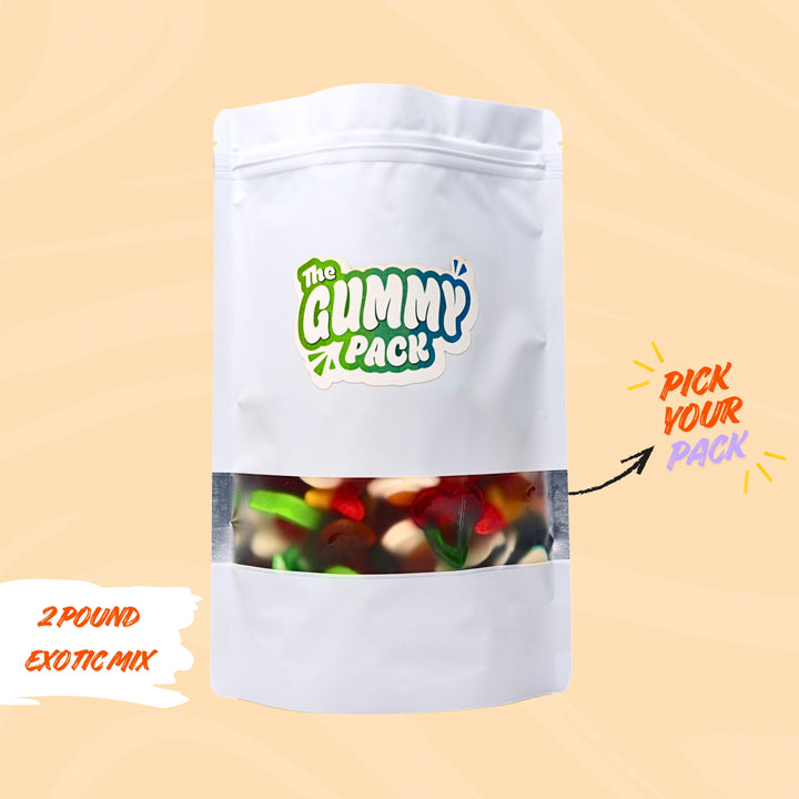Non-Sour Exotic Gummy Mix - 1lb+