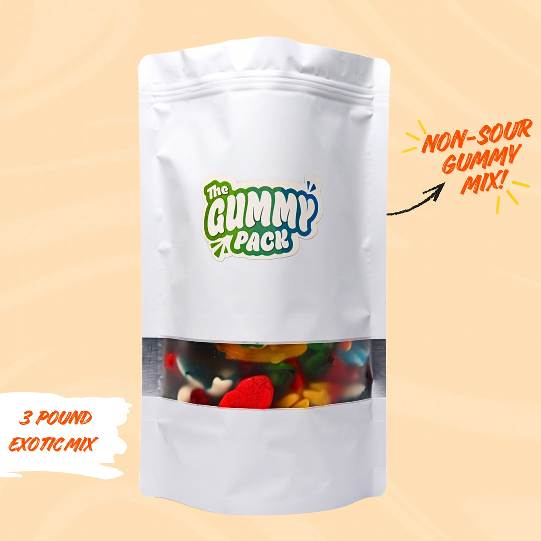 Non-Sour Exotic Gummy Mix - 1lb+