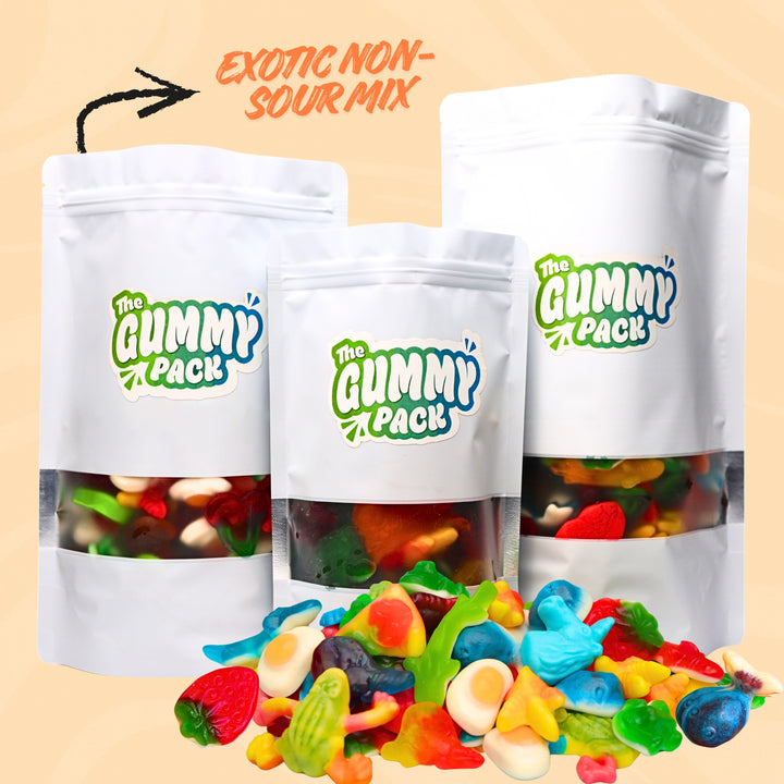 Non-Sour Exotic Gummy Mix - 1lb+