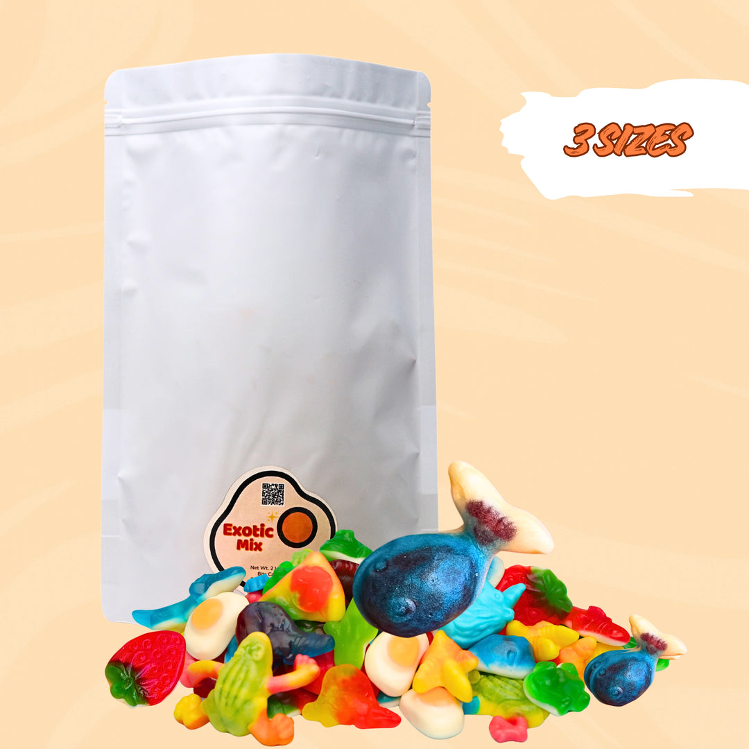 Non-Sour Exotic Gummy Mix - 1lb+