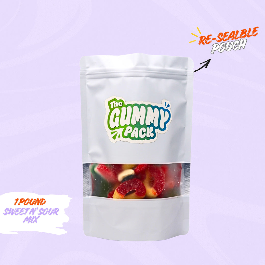 Sweet and Sour Variety Gummy Mix - 1lb+