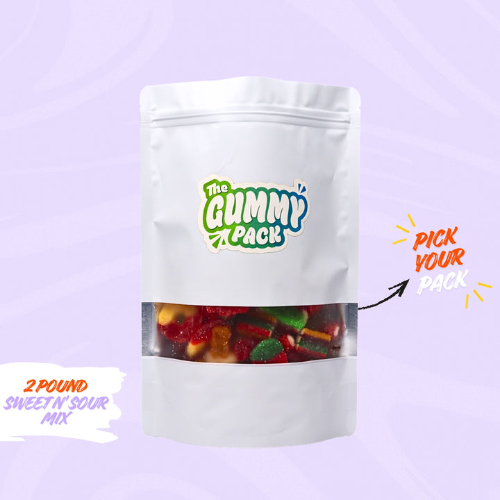 Sweet and Sour Variety Gummy Mix - 1lb+