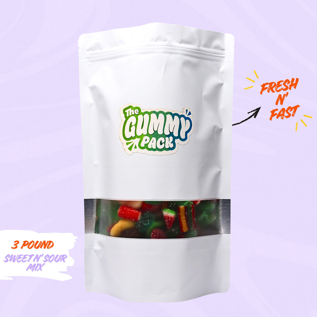 Sweet and Sour Variety Gummy Mix - 1lb+
