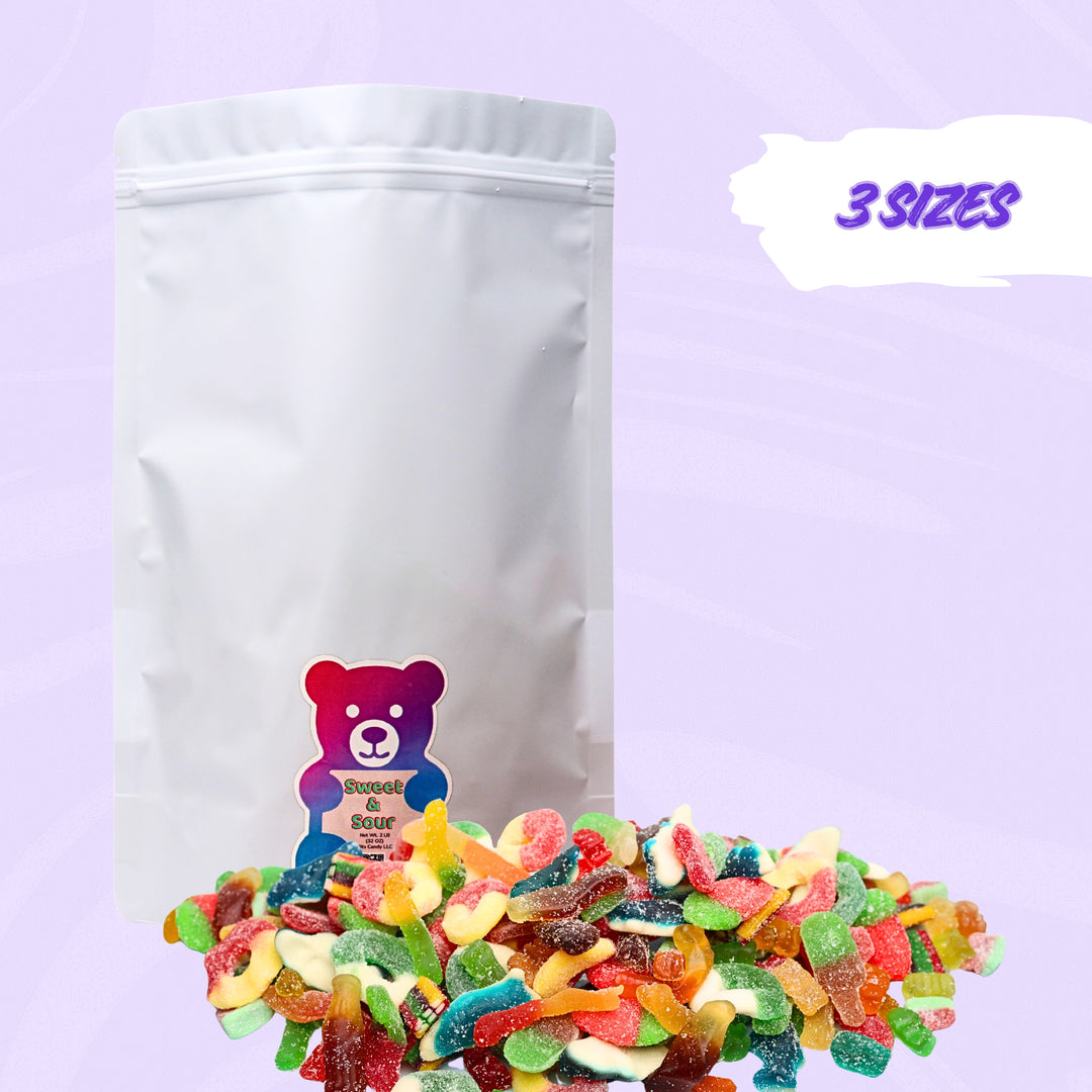 Sweet and Sour Variety Gummy Mix - 1lb+