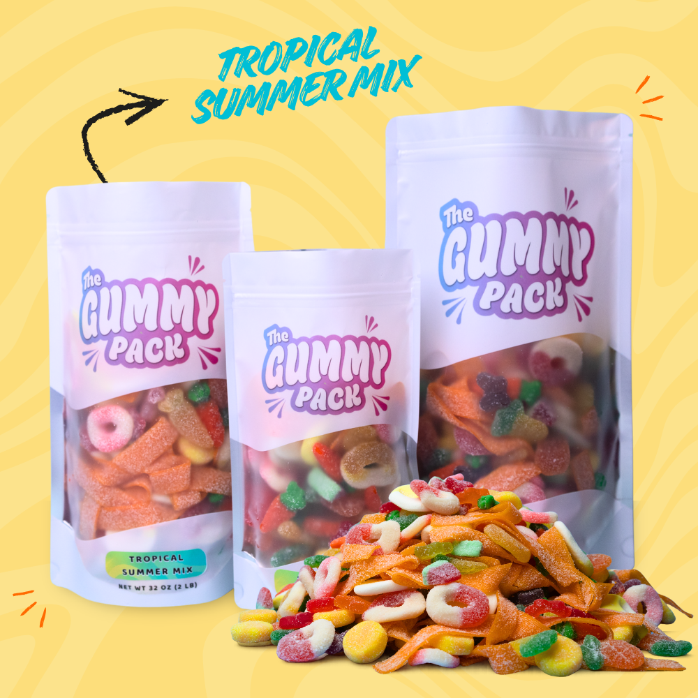 Tropical Summer Gummy Mix - 1lb+