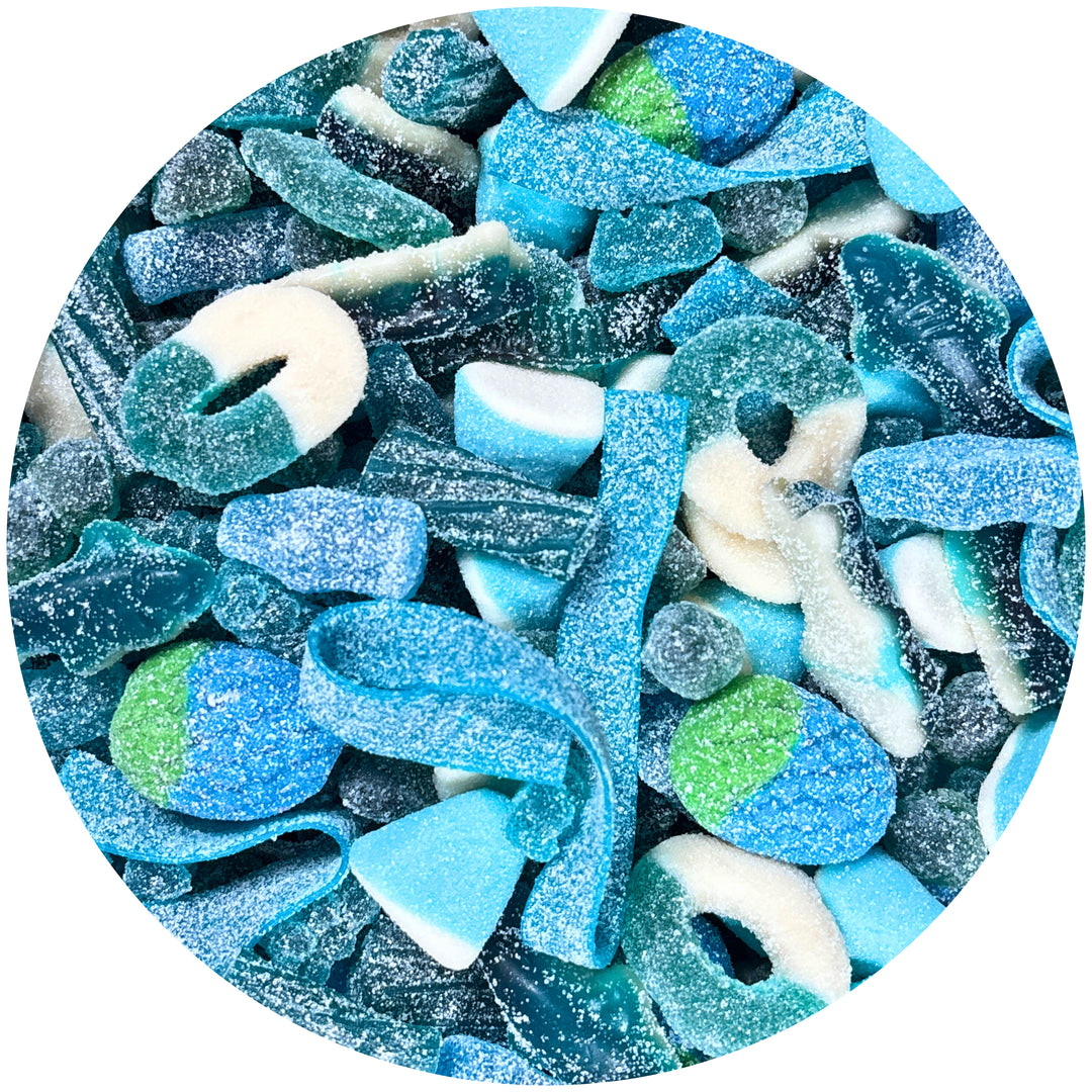 Sour Blue Variety Gummy Mix – Personal Sampler Size