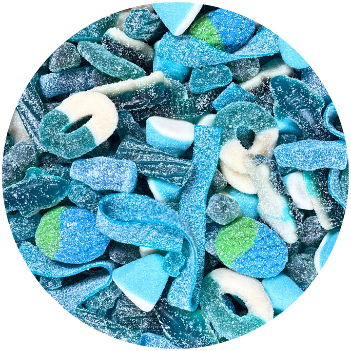 Sour Blue Variety Gummy Mix – Personal Sampler Size
